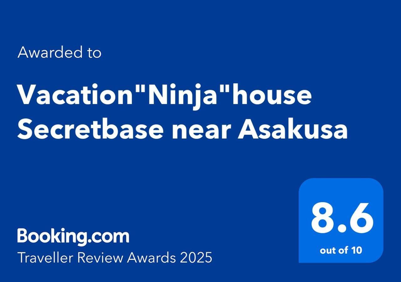 Vacation"Ninja"House Secretbase Near Asakusa Tokio Zewnętrze zdjęcie